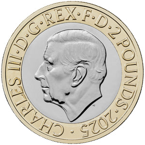 2025 UK £2 George Orwell BU Coin