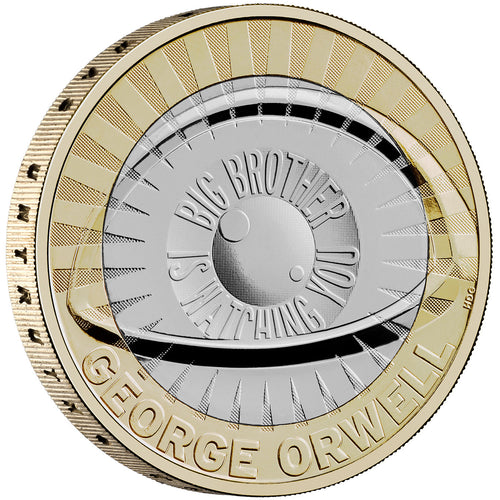 2025 UK £2 George Orwell BU Coin