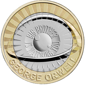 2025 UK £2 George Orwell BU Coin