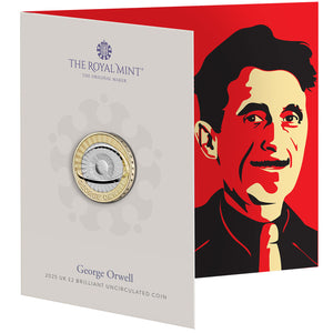 2025 UK £2 George Orwell BU Coin