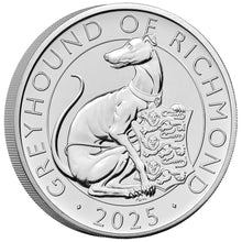 2025 UK £5 Tudor Beasts - Greyhound of Richmond Brilliant Uncirculated Coin