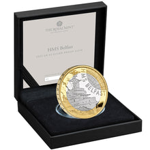 2025 UK £2 HMS Belfast Silver Proof Coin