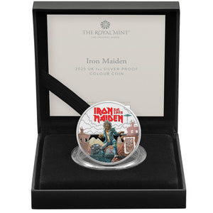 2025 UK £2 Iron Maiden 1oz Silver Proof Coin