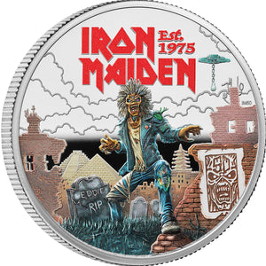2025 UK £2 Iron Maiden 1oz Silver Proof Coin