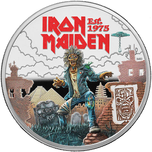 2025 UK £2 Iron Maiden 1oz Silver Proof Coin