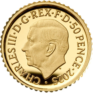 2025 UK 50p Iron Maiden 1/40oz Gold