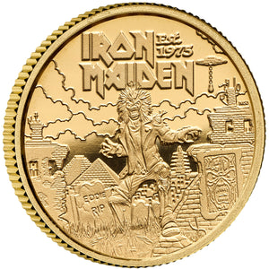 2025 UK 50p Iron Maiden 1/40oz Gold