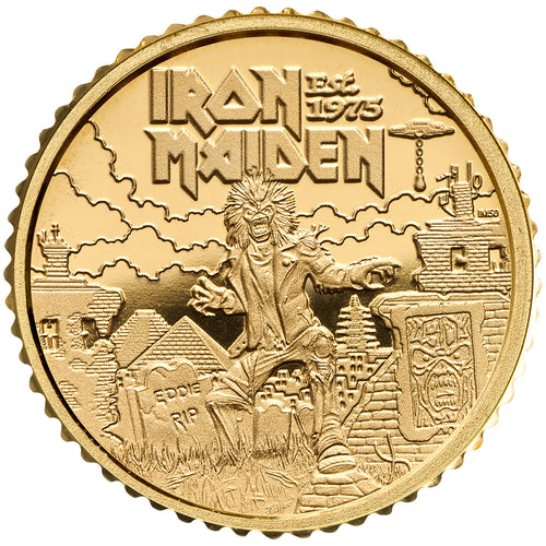 2025 UK 50p Iron Maiden 1/40oz Gold