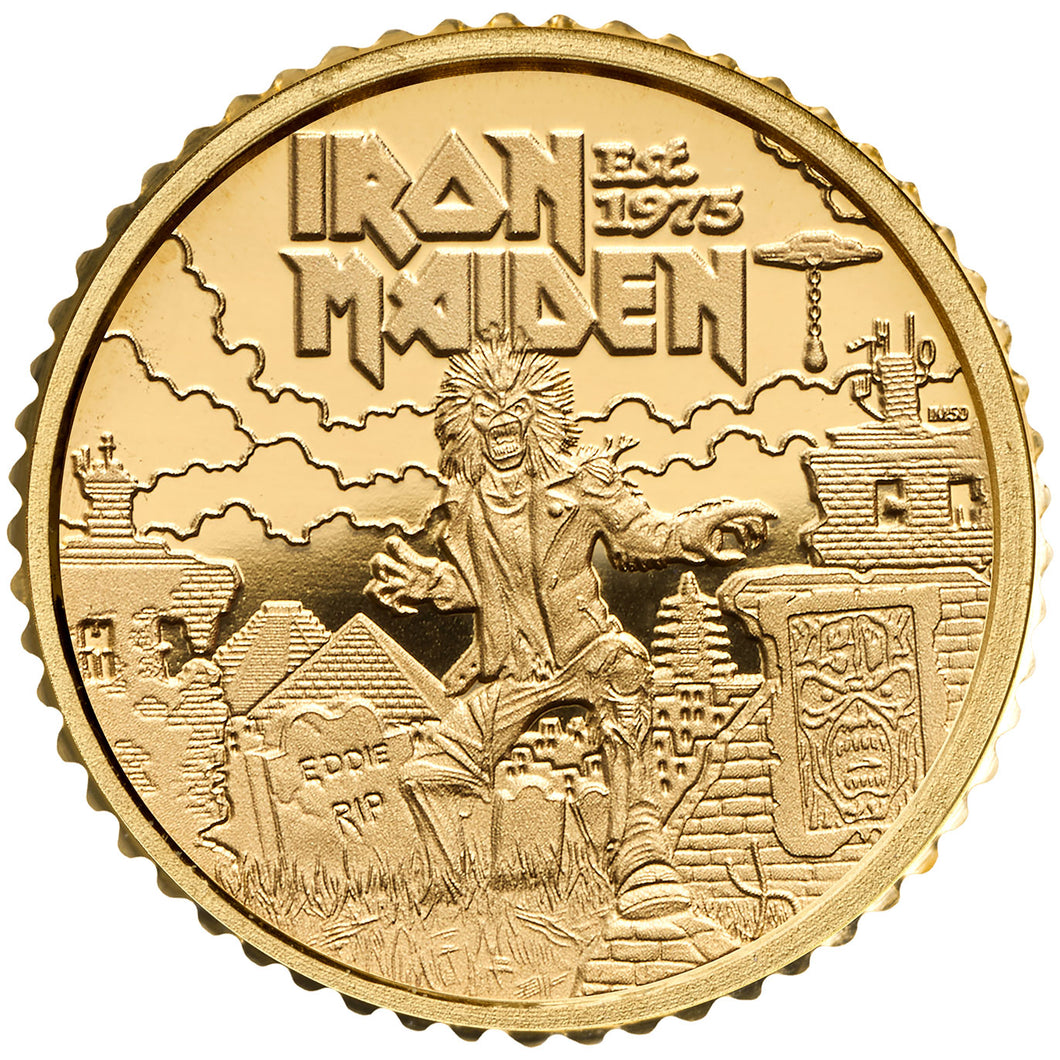 2025 UK 50p Iron Maiden 1/40oz Gold