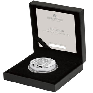 2025 UK £5 John Lennon 2oz Silver Proof Coin