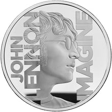 2025 UK £10 John Lennon 5oz Silver Proof Coin