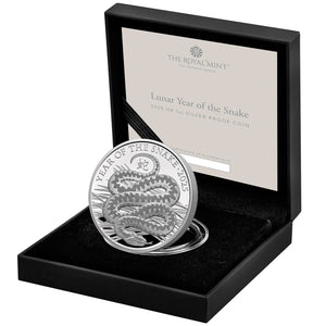 2025 UK £2 Year of the Snake 1oz Silver Proof