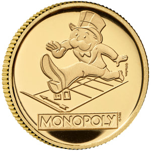 2025 UK 50p 90yrs of Monopoly 1/40oz Gold Proof Coin