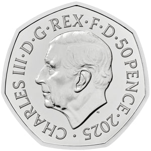 2025 UK 50p 90yrs of Monopoly BU Coin