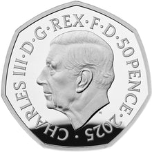 2025 UK 50p 90yrs of Monopoly Silver Proof Coin