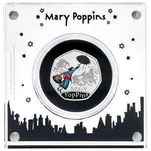 2025 UK 50p Mary Poppins Silver Proof Coin