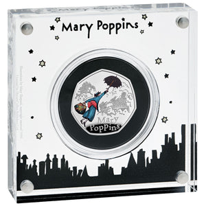 2025 UK 50p Mary Poppins Silver Proof Coin