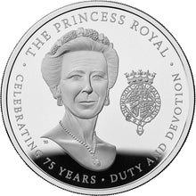 2025 UK £5 75th Birthday of HRH The Princess Royal PIEDFORT Silver Proof