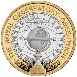 2025 UK £2 Royal Observatory  PIEDFORT Silver Proof Coin