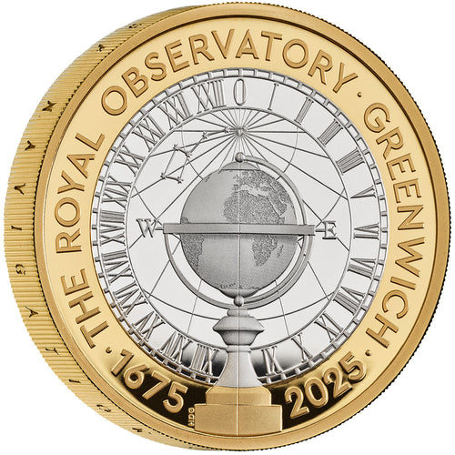 2025 UK £2 Royal Observatory  Silver Proof Coin
