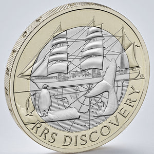 2025 UK £2 RRS Discovery BU Coin