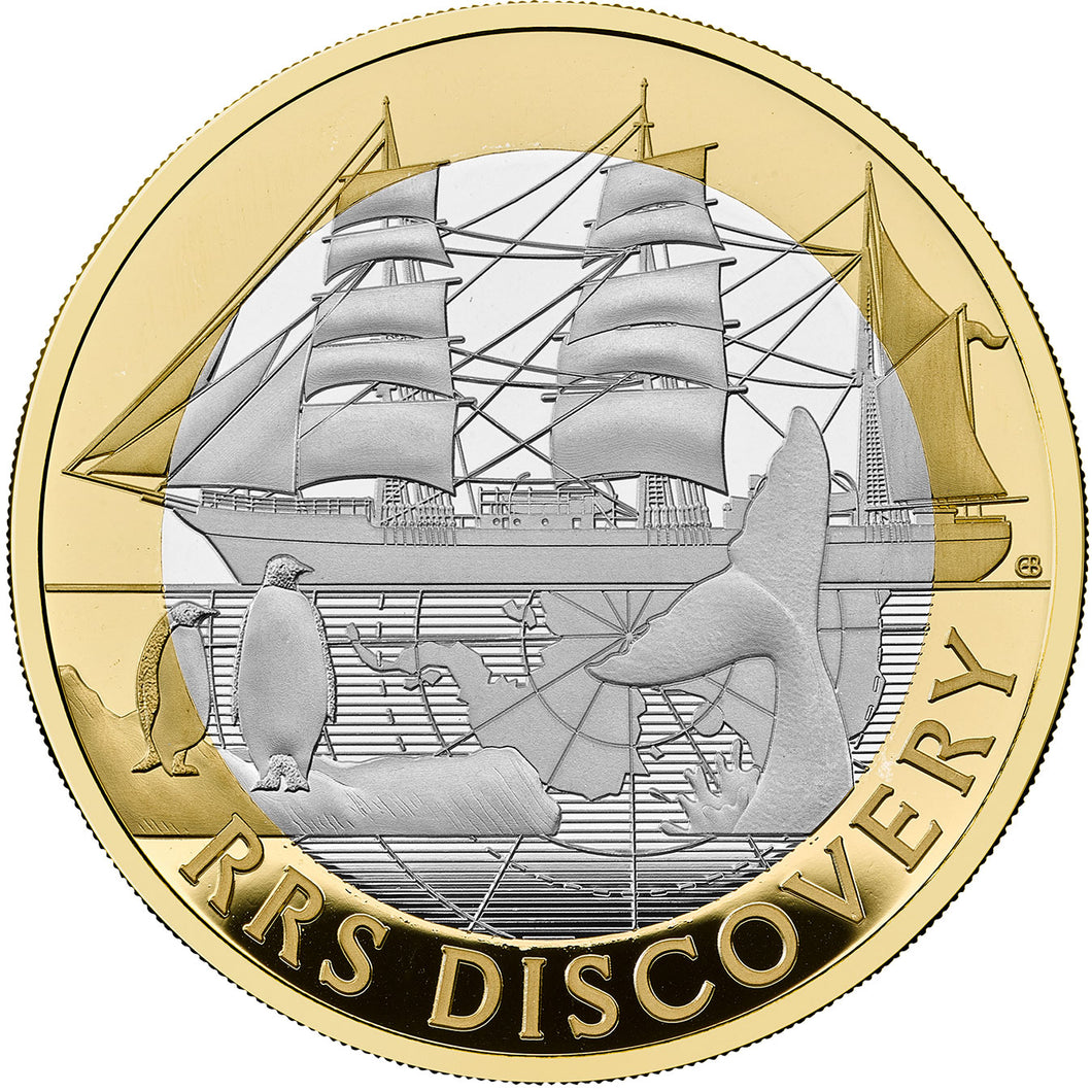2025 UK £2 RRS Discovery Silver Proof Coin
