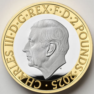 2025 UK £2 RRS Discovery PIEDFORT Silver Proof Coin