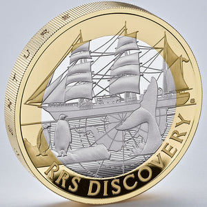2025 UK £2 RRS Discovery PIEDFORT Silver Proof Coin