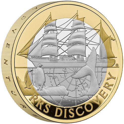 2025 UK £2 RRS Discovery PIEDFORT Silver Proof Coin