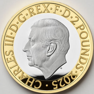 2025 UK £2 RRS Discovery Silver Proof Coin