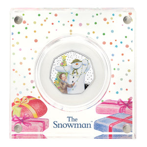 2025 UK 50p The Snowman Silver Proof Coin