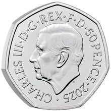 2025 UK 50p Harry Potter - Patronus BU Coin