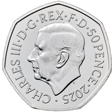 2025 UK 50p Harry Potter - Patronus BU Coin