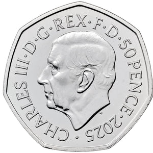2025 UK 50p Harry Potter - Patronus BU Coin