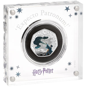 2025 UK 50p Harry Potter - Patronus Colour Silver Proof Coin