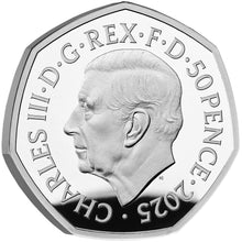2025 UK 50p Harry Potter - Patronus Colour Silver Proof Coin