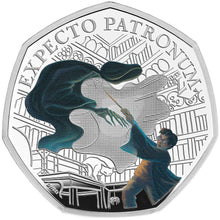 2025 UK 50p Harry Potter - Patronus Colour Silver Proof Coin