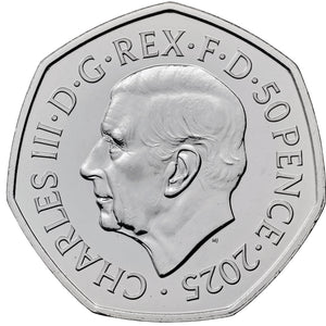 2025 UK 50p VE Day BU