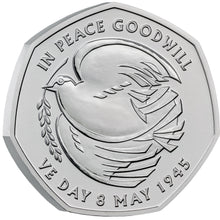 2025 UK 50p VE Day BU