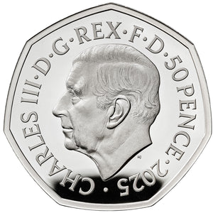 2025 UK 50p VE Day Silver Proof