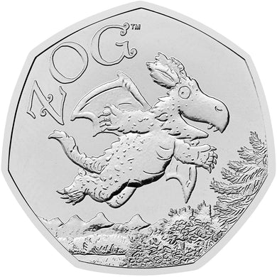 2025 UK 50p Zog Brilliant Uncirculated Coin