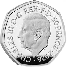 2026 UK 50p 50yrs of Aardman - Friendship Silver Proof Coin