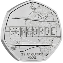 2026 UK 50p Concorde Brilliant Uncirculated Coin