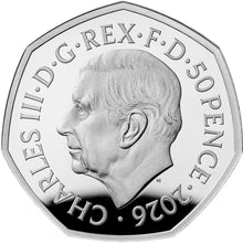 2026 UK 50p Cluedo Silver Proof Coin