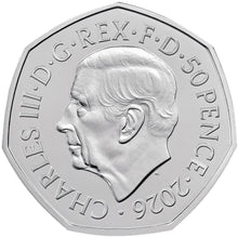 2026 UK 50p Dennis the Menace Brilliant Uncirculated Coin