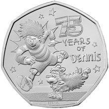 2026 UK 50p Dennis the Menace Brilliant Uncirculated Coin