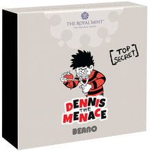 2026 UK 50p Dennis the Menace Silver Proof Colour Coin