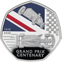2026 UK 50p Grand Prix 100 Years Silver Proof