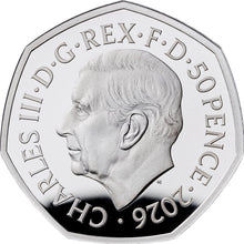 2026 UK 50p Grand Prix 100 Years PIEDFORT Silver Proof