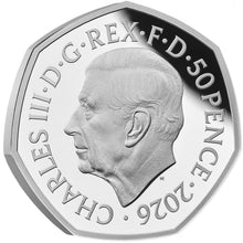 2026 UK 50p Game of Thrones (Fire) Silver Proof Coin